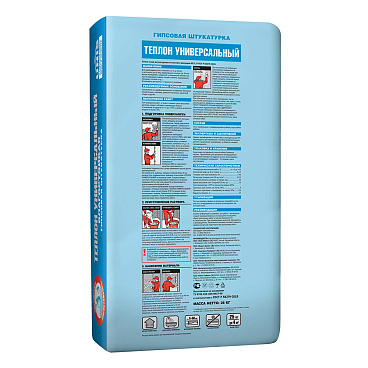 Штукатурка гипсовая Unis Теплон Универсальный влагостойкая 25 кг
