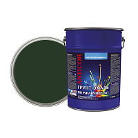 Грунт-эмаль по ржавчине 3в1 Простокрашено зеленая глянцевая 5 кг