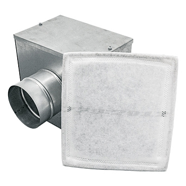 Фильтр для круглых воздуховодов d100 мм оцинкованный