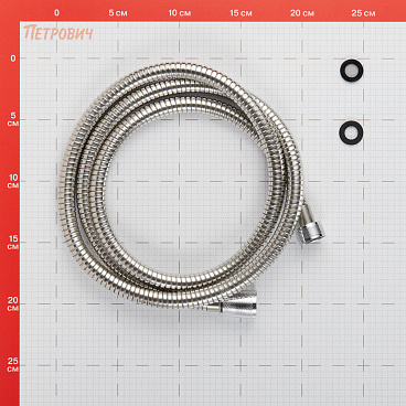 Шланг для душа Corsa Deco 1500-2000 мм металлический нержавеющая сталь (1023749)