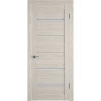 Дверь межкомнатная Атум Про X27 800х2000 мм ПВХ sweet stratum со стеклом с замком и петлями