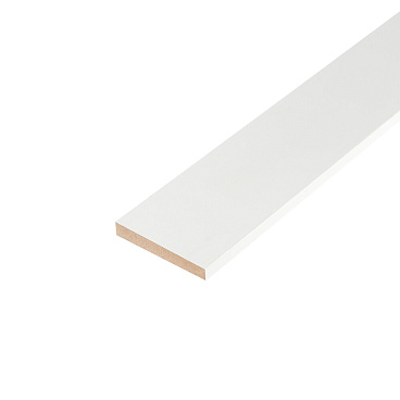 Наличник Smart 70х10х2200 мм эмаль белый прямой (1 шт.)