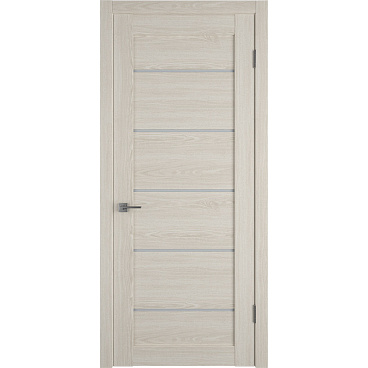 Дверь межкомнатная Атум Про X27 800х2000 мм ПВХ sweet stratum со стеклом с замком и петлями