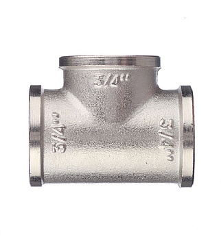 Тройник Valtec 3/4 ВР(г) х 3/4 ВР(г) х 3/4 ВР(г) латунный (VTr.130.N.0005)