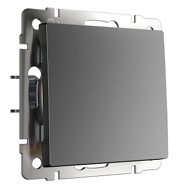 Выключатель Werkel одноклавишный встраиваемый графит матовый (a063095)