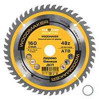 Диск пильный по дереву Diamond Industrial WoodMaker 160х20х2,2 мм 48 зубьев (DIDD160Z48)