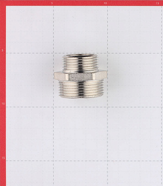 Ниппель переходной Stout 1 1/4 НР(ш) х 1 НР(ш) латунный (SFT-0004-001141)