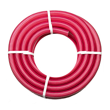 Шланг напорно-всасывающий 1" 25 м двухслойный Профитт ПВХ армированный морозостойкий (2226124)