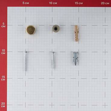 Набор для крепления зеркала золото