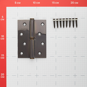 Петля Fuaro карточная правая разъемная 100х75 мм бронза