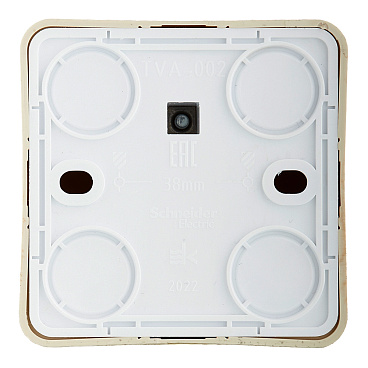 Розетка телевизионная Systeme Electric Этюд накладная сосна (TVA-002D)