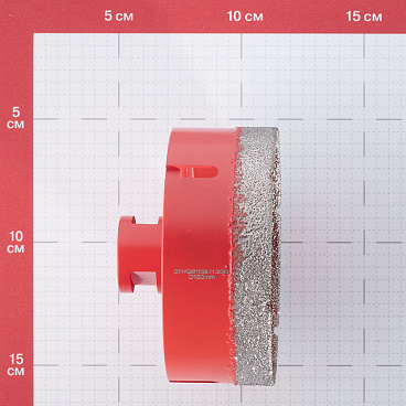 Коронка алмазная КМ (666178) по керамограниту d100 мм для УШМ