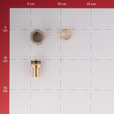 Соединитель коллекторный VALTEC (VTc.709.N.1604) 16х2 обж(ц) для Pex трубы