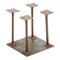 Закладная под бетонирование 190х190х186 мм