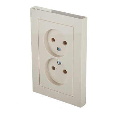 Розетка Systeme Electric AtlasDesign встраиваемая бежевая (ATN000220)