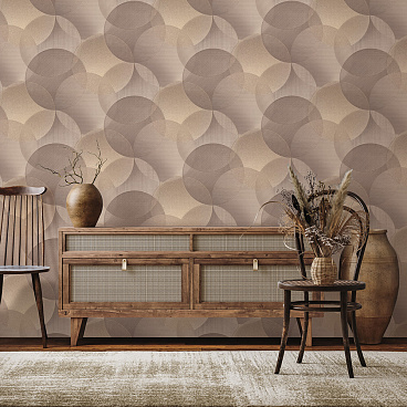 Обои компакт-винил на флизелиновой основе Ornamy Bauhaus 8051-12 (1,06х10,05 м)