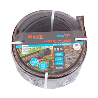 Шланг поливочный 3/4 25 м трехслойный Жук Оптима термоэластопласт армированный (7138-00)