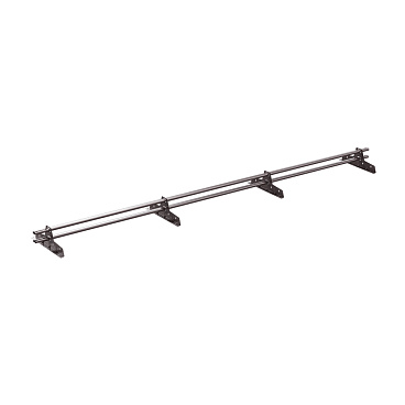 Снегозадержатель трубчатый овальный Вегасток VegaLux 3 м темно-коричневый RAL 8019