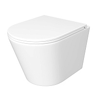 Унитаз подвесной Corsa Deco NX Tornado безободковый с сиденьем дюропласт микролифт смыв торнадо (WHNX520ST)