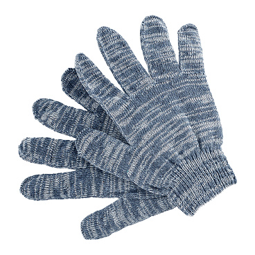Перчатки х/б 4 нити графит 9 (XL) (5 пар)