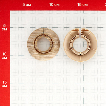 Обвод для труб ПВХ декоративный Идеал 25-34 мм дуб рустик (2 шт.)