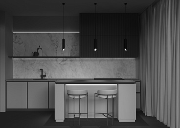 Подвесной светильник Maytoni P044PL-01-40GU10-B