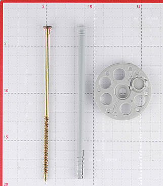 Дюбель для теплоизоляции Tech-Krep 8х160 мм металлический гвоздь с термоголовкой (200 шт.)