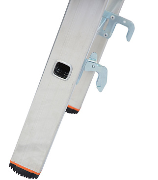 Лестница алюминиевая трансформер трехсекционная 12 ступеней Krause профессиональная