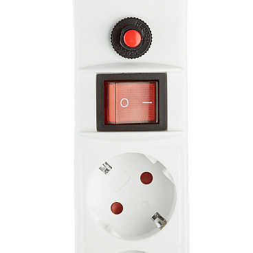 Сетевой фильтр UNIVersal 6 розеток 3 м 10 А 2,2 кВт белый (967U-3003)