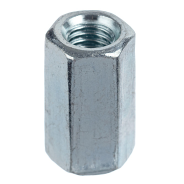 Гайка соединительная оцинкованная М8 х24 мм DIN 6334 (1 кг)