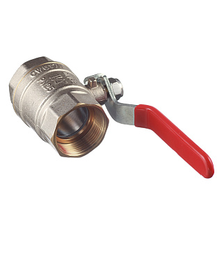 Кран шаровой латунный Valtec Base 1 1/4 ВР(г) х 1 1/4 ВР(г) ручка прямой (VT.214.N.07)