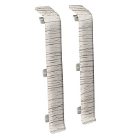 Соединитель Деконика 100 мм ясень серый Г-профиль (2 шт.)