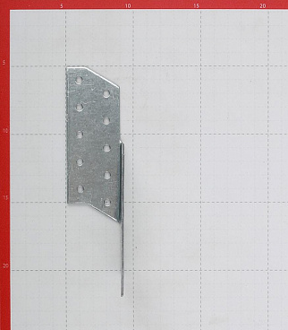 Держатель балки правый оцинкованный 170х40х40х2 мм