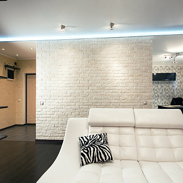 Искусственный камень White Hills Кельн Брик белый (96 шт.=1,63 кв.м)