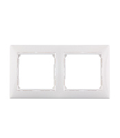 Рамка Legrand Valena двухместная белая (694241)