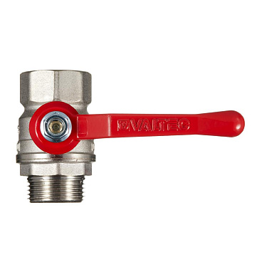 Кран шаровой латунный Valtec 1 ВР(г) х 1 НР(ш) ручка прямой (VT.121.N.06)