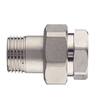 Американка прямая Stout 1/2 ВР(г) х 1/2 НР(ш) латунная (SFT-0041-000012)