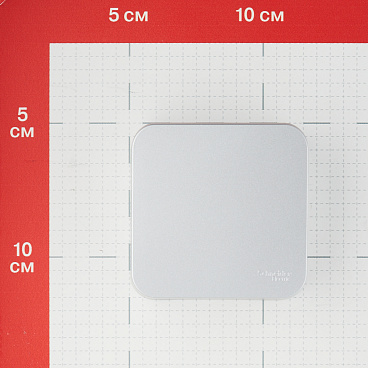 Выключатель Systeme Electric Blanca одноклавишный накладной алюминий с самовозвратом (BLNCA101013)