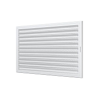 Решетка вентиляционная пластиковая приточно-вытяжная Era RZN 300х200 мм с сеткой белая