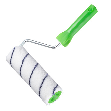 Валик полиакрил 180 мм d48 мм ворс 8 мм для водной основы с ручкой Wenzo Parma