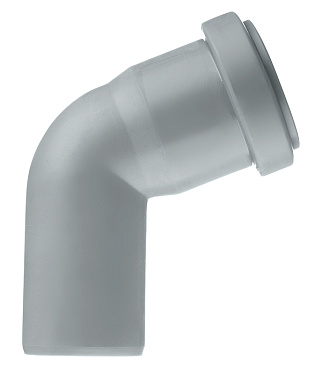 Отвод Ostendorf НТВ d40 мм 67° пластиковый для внутренней канализации (111130)