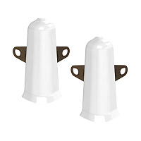 Угол наружный Идеал Деконика 70 мм белый глянец Г-профиль (2 шт.)