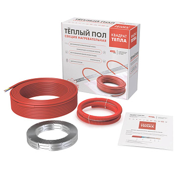 Теплый пол кабельный СТН Квадрат тепла КС-1200-65 6-8 кв.м 1200 Вт 65 м
