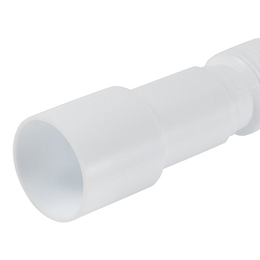 Сифон для двойной мойки АНИ пласт 3 1/2х40 мм со смещением с выпуском d115 мм с переливом с соединением 40 мм (LD0515SA15)