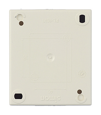 Выключатель Simon 15 Aqua двухклавишный накладной слоновая кость (1594398-031)