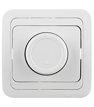 Диммер Makel Mimoza одноклавишный встраиваемый белый (12011)