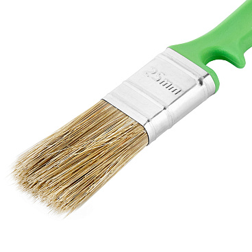 Кисть плоская смешанная щетина пластиковая ручка Wenzo Pro 25х10 мм для антисептиков