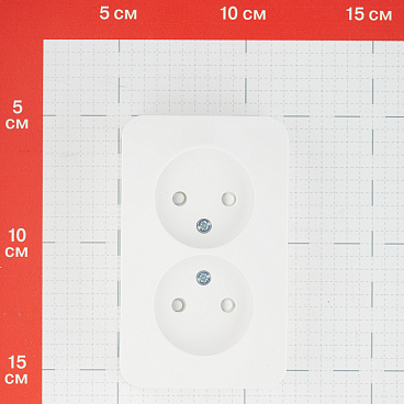 Розетка Systeme Electric Blanca накладная белая со шторками (BLNRA001211)