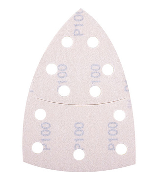 Лист шлифовальный Abraforce 150х102 мм P100 на липучку бумажная основа (5 шт.)