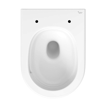 Унитаз подвесной Corsa Deco LXH Tornado безободковый с сиденьем дюропласт микролифт смыв торнадо (WHLXH500ST)